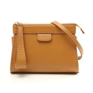 Chloe Edith Shoulder Bag Brown Leather